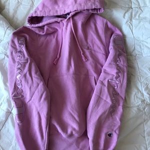 OU x Champion cross weaved hoodie